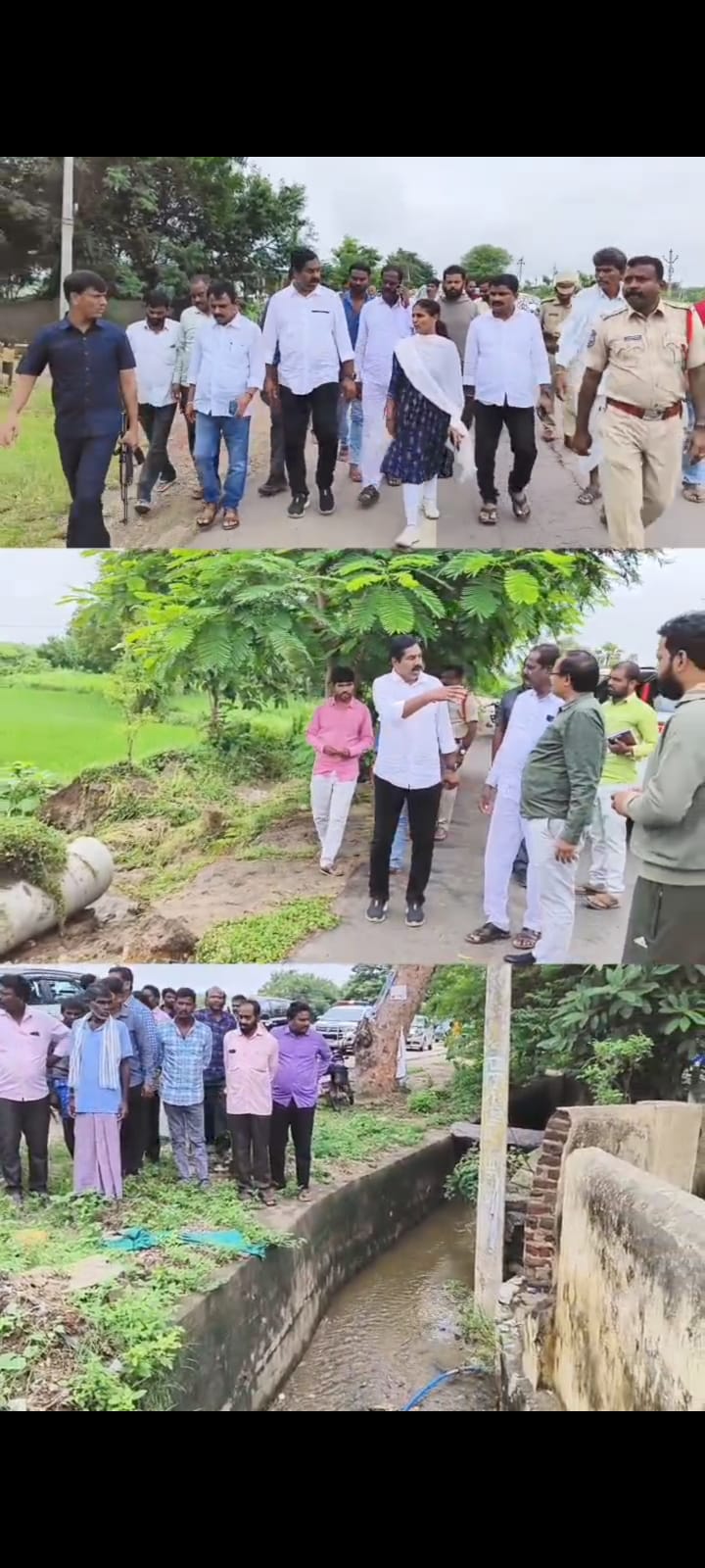నాళాలు లేక ఇండ్లలోకి వర్షం నీరు
