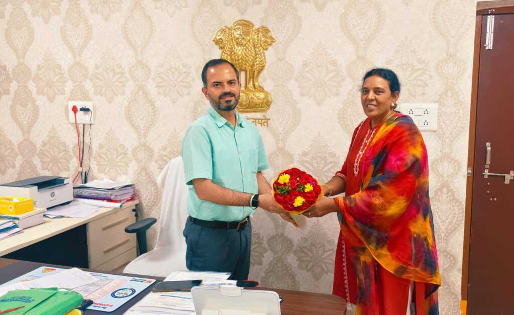 జిల్లా కలెక్టర్ రాహుల్ శర్మను ఐడీఓసీ