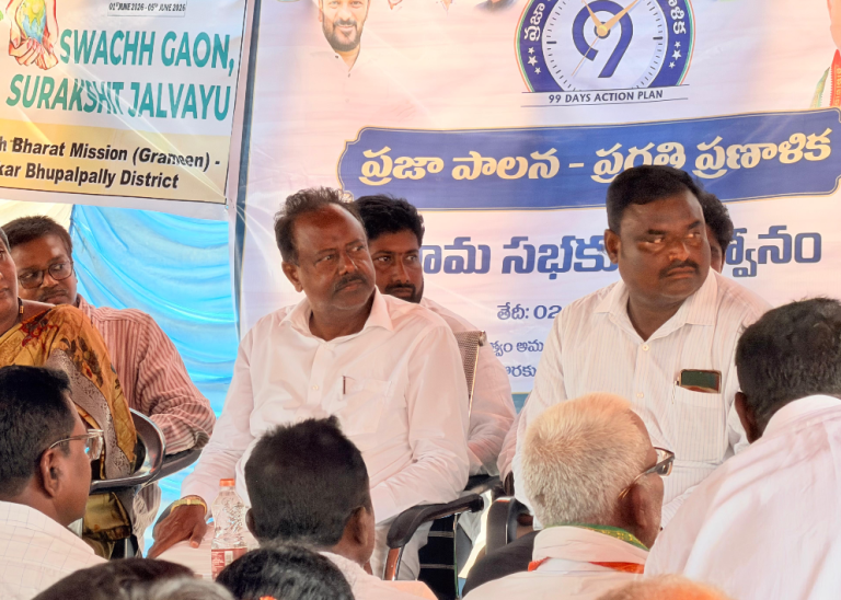 ప్రజా సంక్షేమం,గ్రామాల అభివృద్ధే ప్రభుత్వ ధ్యేయం