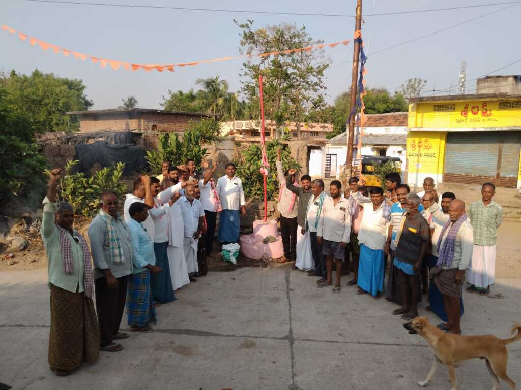 చౌటపల్లిలో తెలంగాణ ఆవిర్భావ దినోత్సవం సందర్భంగా బిఆర్ఎస్ జెండా ఆవిష్కరణ