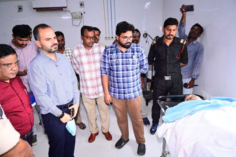 విధుల నిర్వహణలో రవాణా శాఖ అధికారి వెంకన్న దుర్మరణం