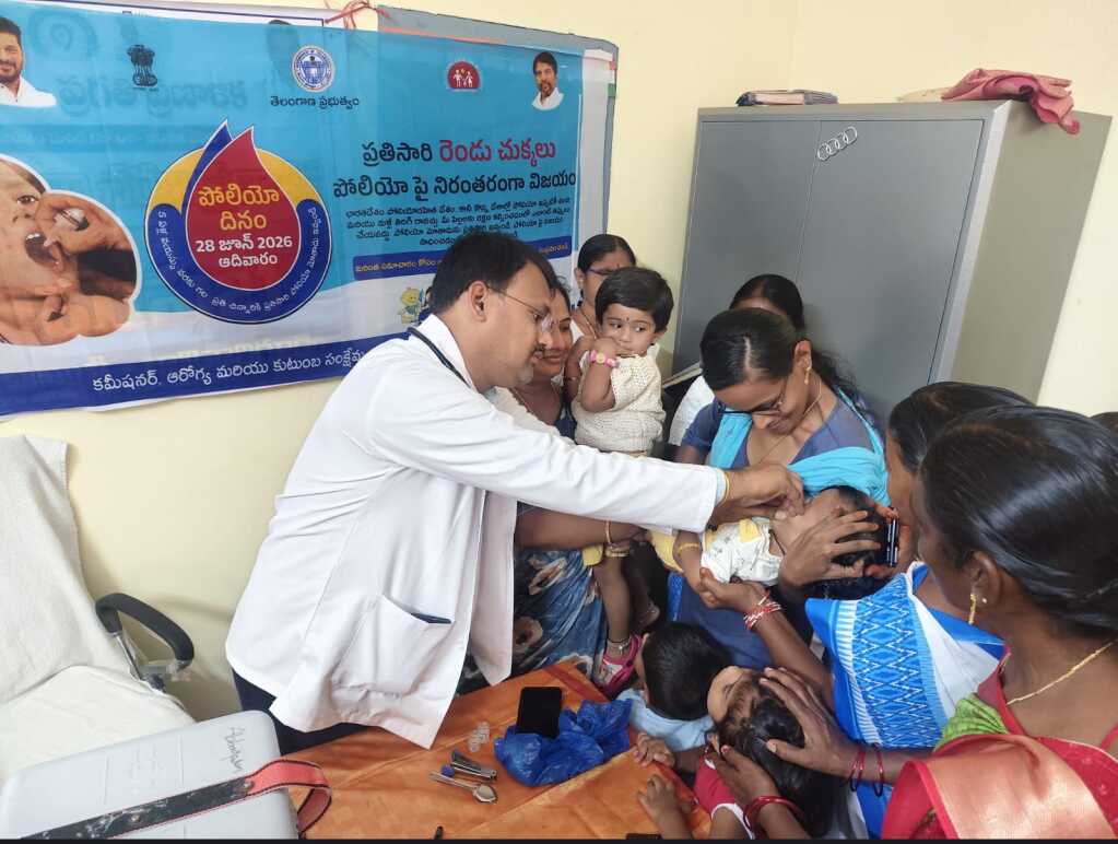 మరిపెడ మండలంలో ఘనంగా పల్స్ పోలియో