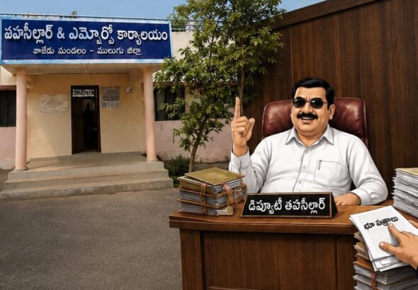 * డిప్యూటీ తహసీల్దార్‌పై సస్పెన్షన్ వేటు వేయాలి!
