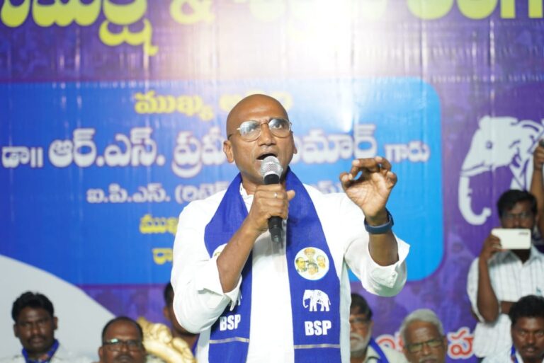 నోటు కోసం ఓటును అమ్ముకోవద్దు:బీఎస్పీ రాష్ట్ర అధ్యక్షుడు డా.ఆర్.ఎస్ ప్రవీణ్ కుమార్