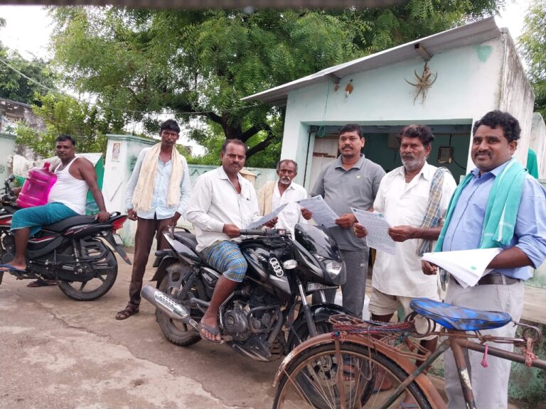 ప్రకృతి వ్యవసాయంపై ఇంటింటి ప్రచారం