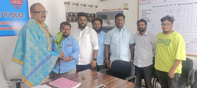నూతనంగా పదవి బాధ్యతలు స్వీకరించిన ఏసిపి