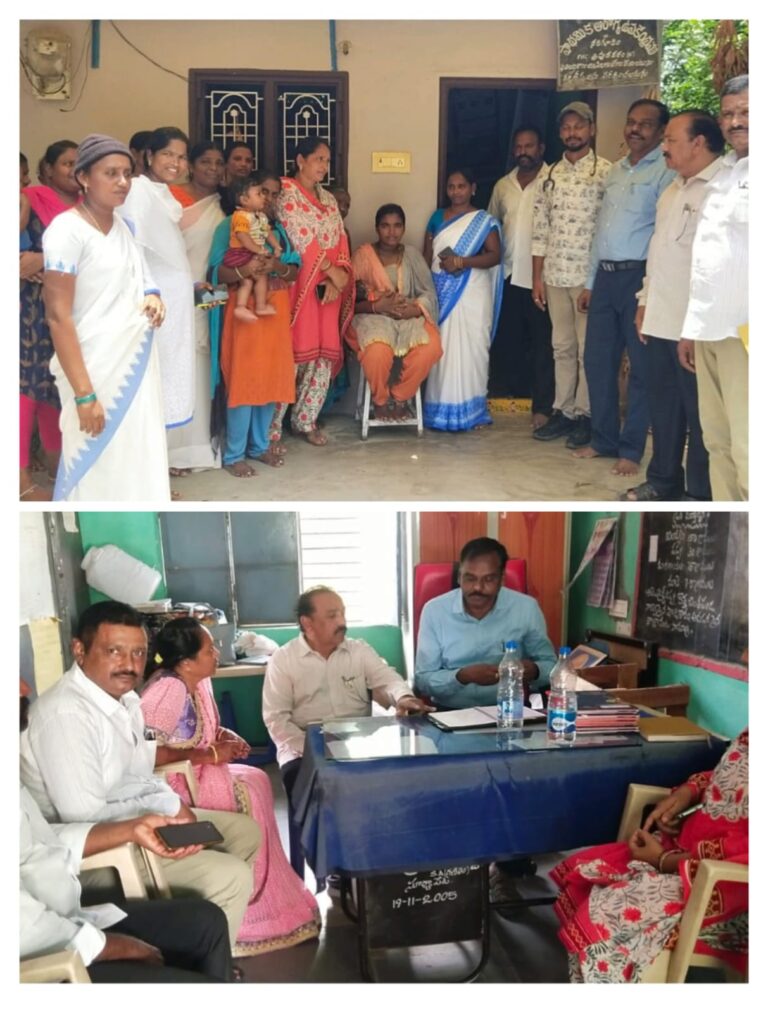 అంగన్వాడీ కేంద్రాలను ఆకస్మిక తనిఖీ