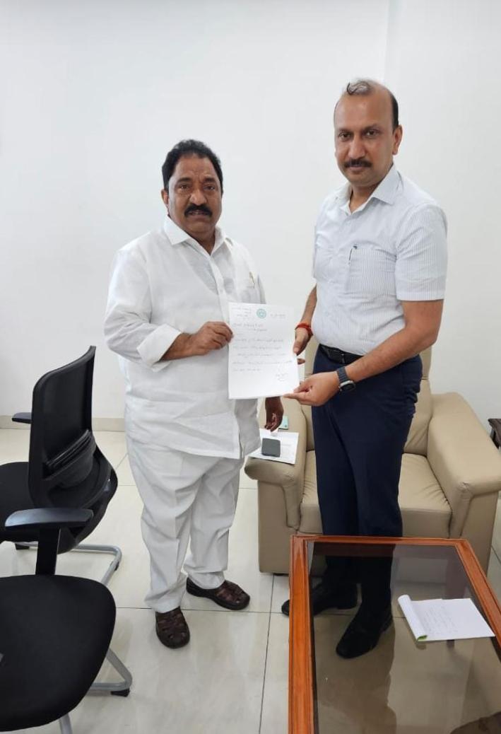 కంప్యూటర్ ఆపరేటర్ సమస్యలపై నవీన్ మిట్టల్ కలిసిన సండ్ర