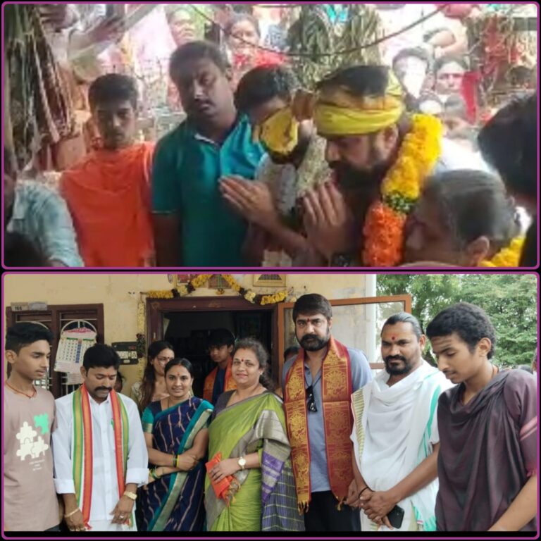 బాల ఉగ్ర నరసింహ స్వామిని దర్శించుకున్న సినీ హీరో శ్రీకాంత్