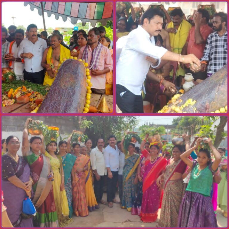 శ్రీరంగపురం లో గ్రామ దేవతల విగ్రహాలకు జలాభిషేకం…