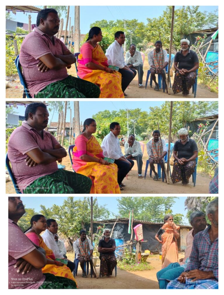 కొమ్మ లక్ష్మి కుటుంబాన్ని పరామర్శించిన పోలెబోయిన శ్రీవాణి