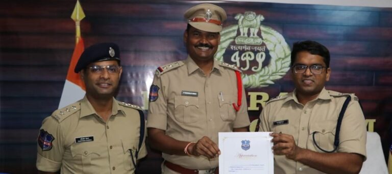 ఉత్తమ పోలీస్ స్టేషన్ గా భద్రాచలం పట్టణం