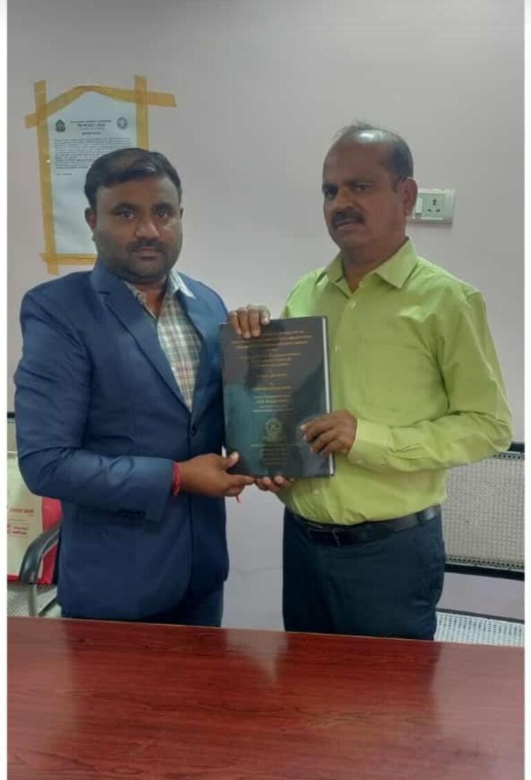 ఫిజికల్ ఎడ్యుకేషన్లో డాక్టరేట్ అందుకున్న సూరారం సురేష్ కుమార్