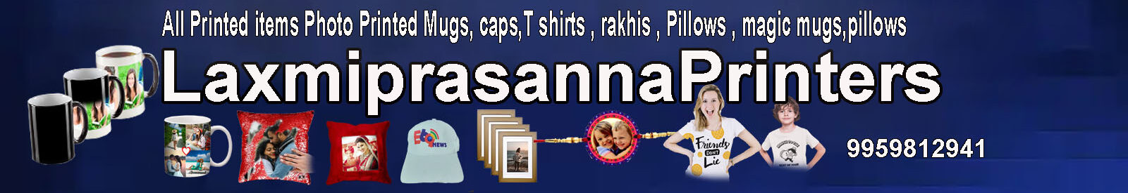 photo printed mugs , caps , t shirts , pillows , best gift items photo frames