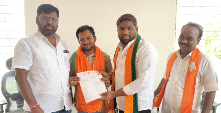 బిజేవైఎం జిల్లా కార్యదర్శిగా పుండ్రు నవీన్ నియామకం