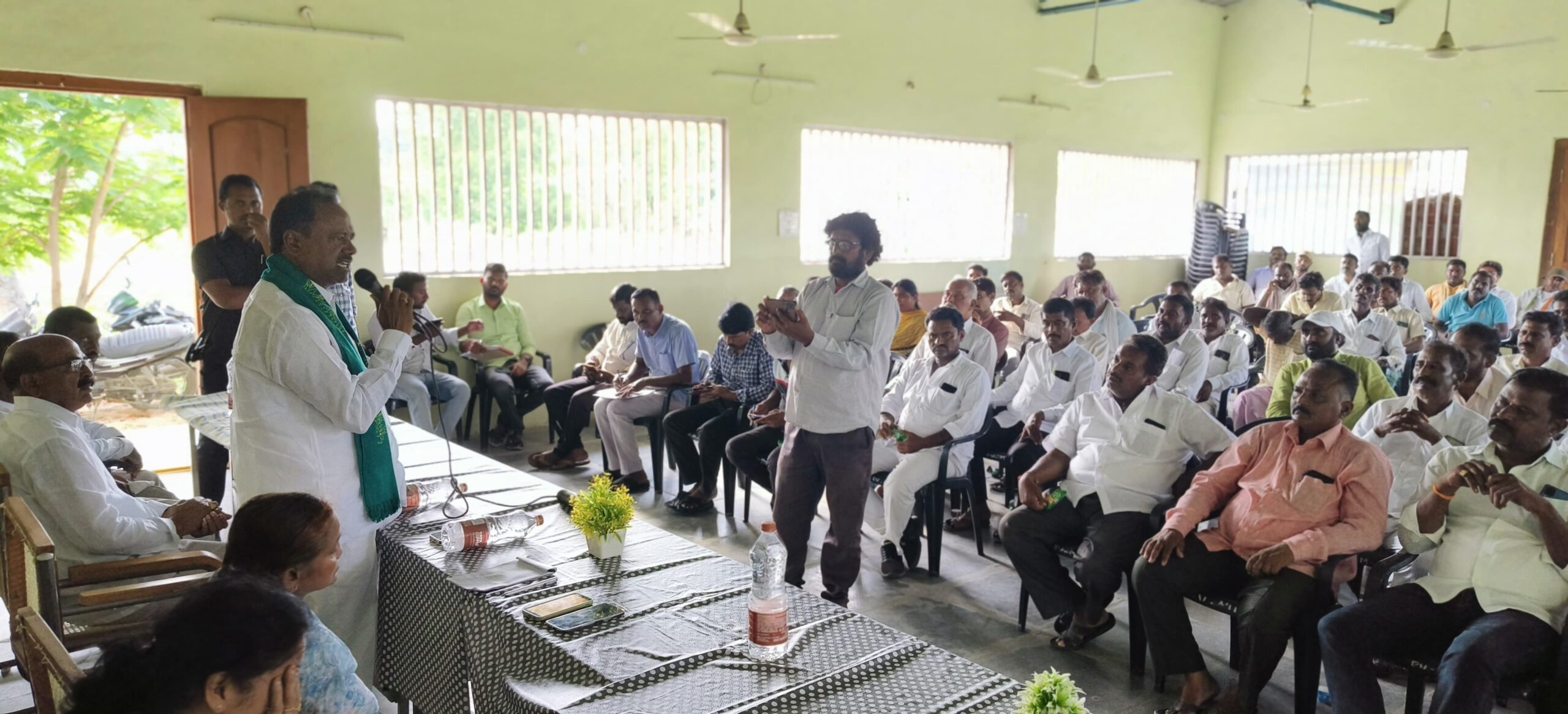 రైతుల పక్షపాతి కాంగ్రెస్ ప్రభుత్వం-ఎమ్మెల్యే గండ్ర సత్యనారాయణ రావు