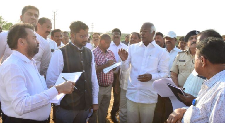 ముఖ్యమంత్రి పర్యటన ఏర్పాట్లు పరిశీలన