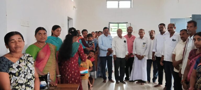 ఒంటిమామిడిపల్లిలో ఉచిత టైలరింగ్ శిక్షణ కేంద్రం ప్రారంభం