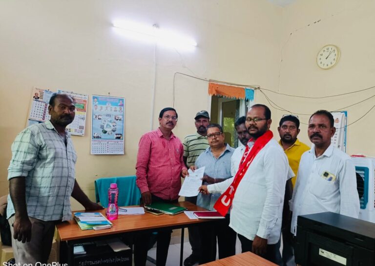 కల్లూరి మల్లేశం సిఐటియు జిల్లా కార్యదర్శి