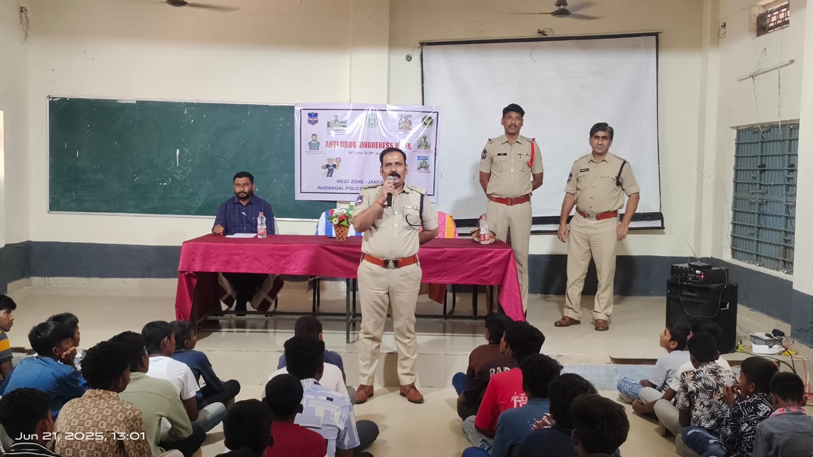 సోషల్ వెల్ఫేర్ కాలేజ్లో పోలీస్ శాఖ ఆధ్వర్యంలో నిర్వహణ