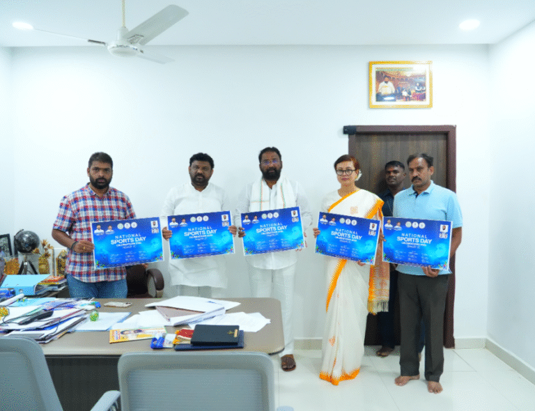 క్రీడా వేడుకల పోస్టర్ ఆవిష్కరించిన మంత్రి వాకిటి శ్రీహరి