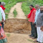 తెగిన కొత్త కుంట గండిని వెంటనే పూడ్చాలని సిపిఎం డిమాండ్
