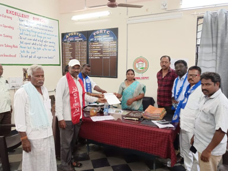 సిపిఎం జిల్లా కార్యదర్శి ఏ వెంకటస్వామి