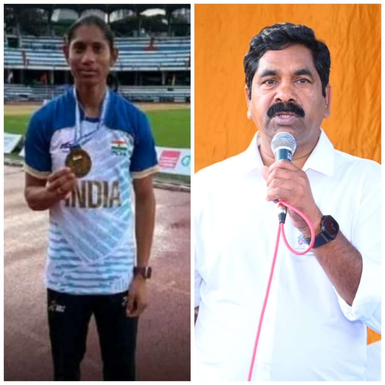 దీప్తికి శుభాకాంక్షలు తెలియజేసిన ఎమ్మెల్యే నాగరాజు