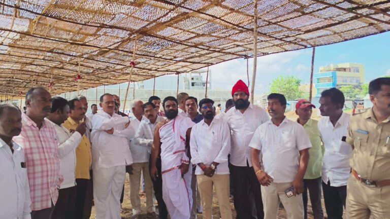 మహా రుద్రాయగ ఏర్పాట్ల పరిశీలన