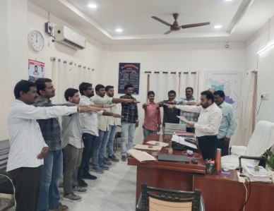 ఆర్‌డీవో కార్యాలయంలో మాదక ద్రవ్యాల నీరోధక ప్రతిజ్ఞ