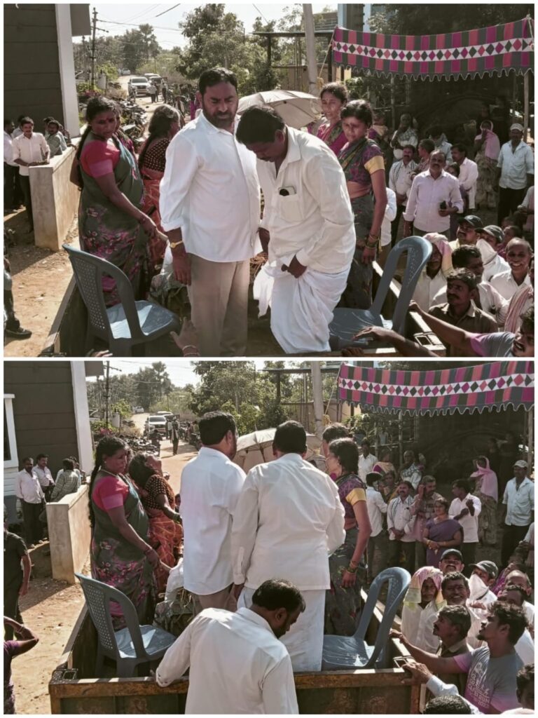 రైతుల అంతిమయాత్రలో పాల్గొన్న మాజీ మంత్రి