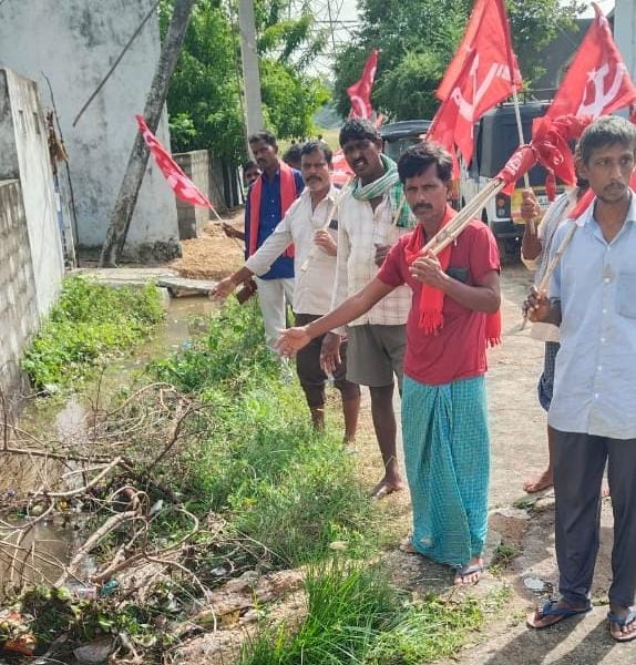*సిపిఎం మండల నాయకులు'గ్రామ కార్యదర్శి వడ్లకొండ సుధాకర్ డిమాoడు.