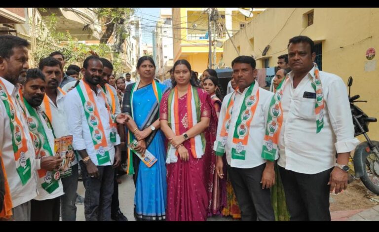 జూబ్లీహిల్స్ లో కాంగ్రెస్ నాయకుల ప్రచారం