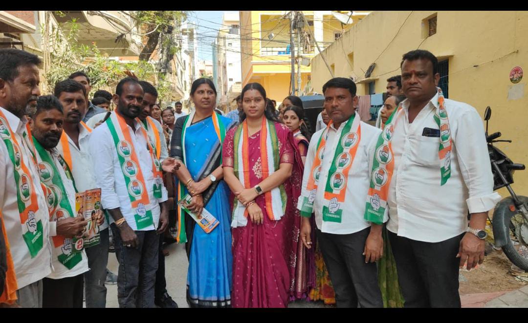 జూబ్లీహిల్స్ లో కాంగ్రెస్ నాయకుల ప్రచారం