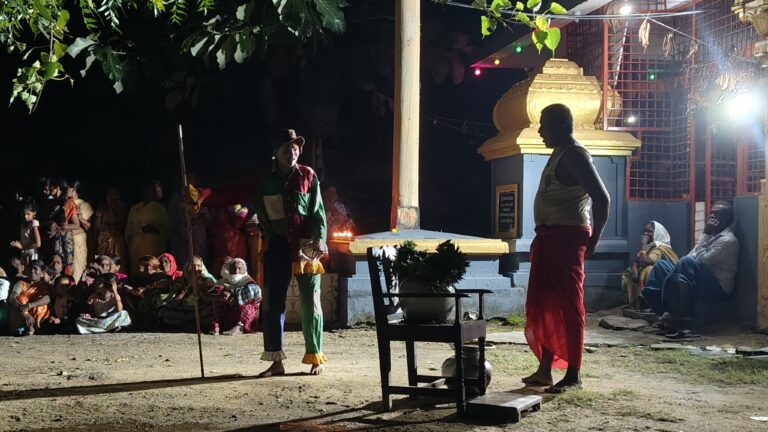 రేపాక గ్రామంలో సాధనాశూరుల ప్రదర్శన