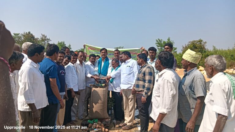 ఉప్పరపల్లిలో ధాన్యం కొనుగోలు కేంద్రం ప్రారంభం