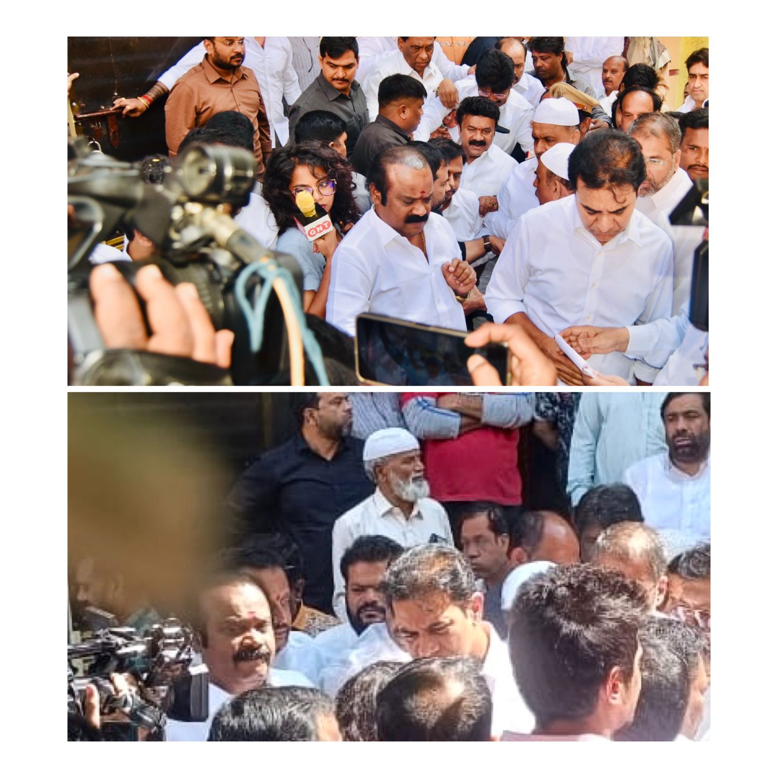 బస్సు ప్రమాద బాధితులను పరామర్శించిన నగేష్ ముదిరాజ్