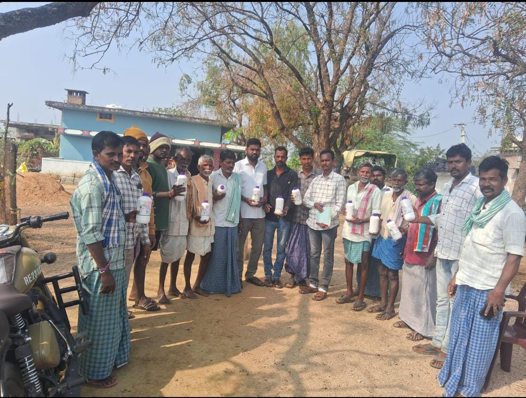 పోరాట ఫలితమే నట్టల మందుల పంపిణీ