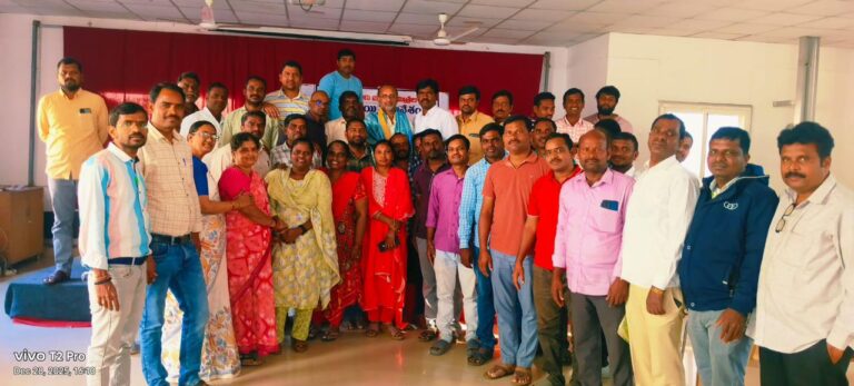 సమస్యల పరిష్కారం కోసం సహకరించిన ఆరోగ్య శాఖ మంత్రి కి కృతజ్ఞతలు