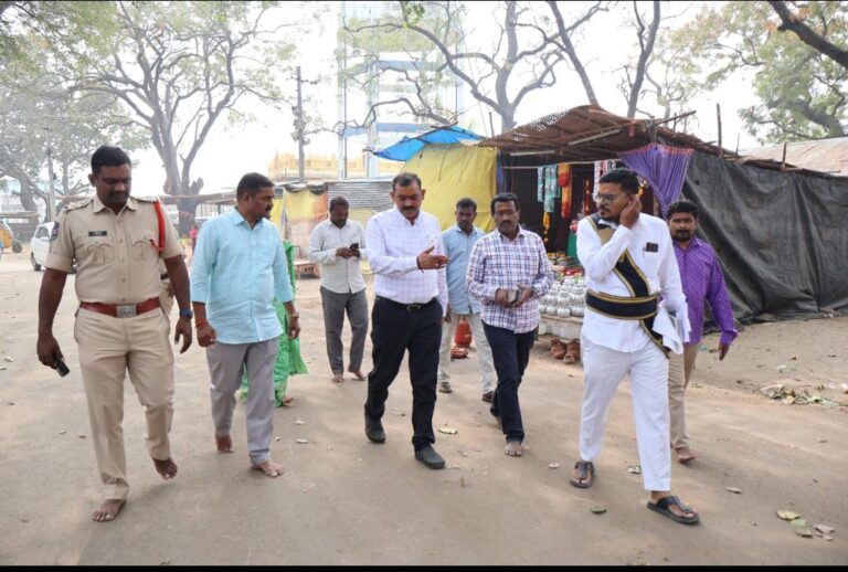 జాతర పనులు పరిశీలించిన అదనపు కలెక్టర్