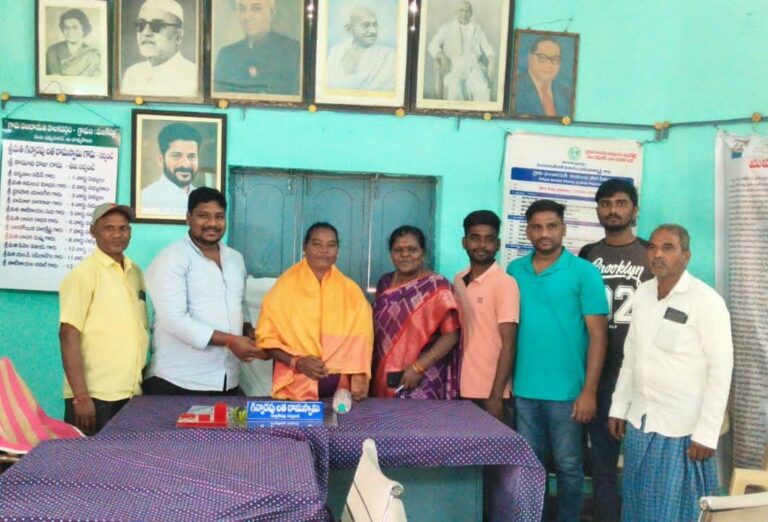 గ్రామ అభివృద్ధే నా లక్ష్యం-సర్పంచ్ గిన్నారపు లత రామస్వామి