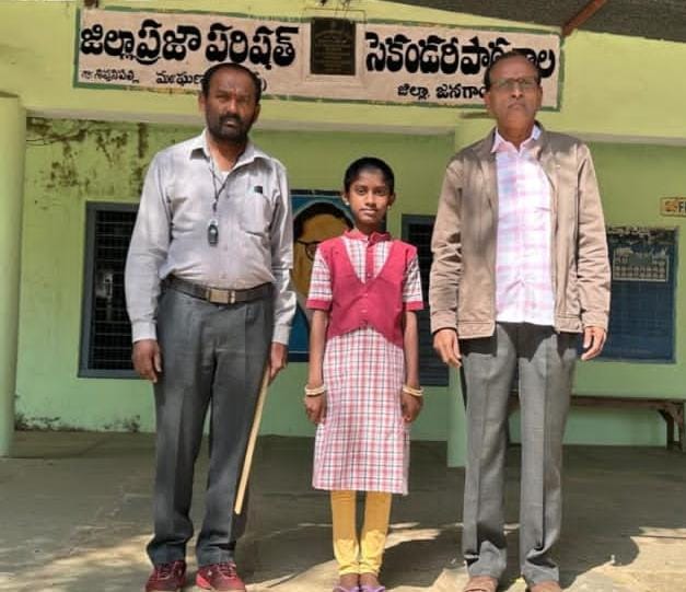 అథ్లెటిక్స్ పోటీలకు శివునిపల్లి విద్యార్థిని ఎంపిక