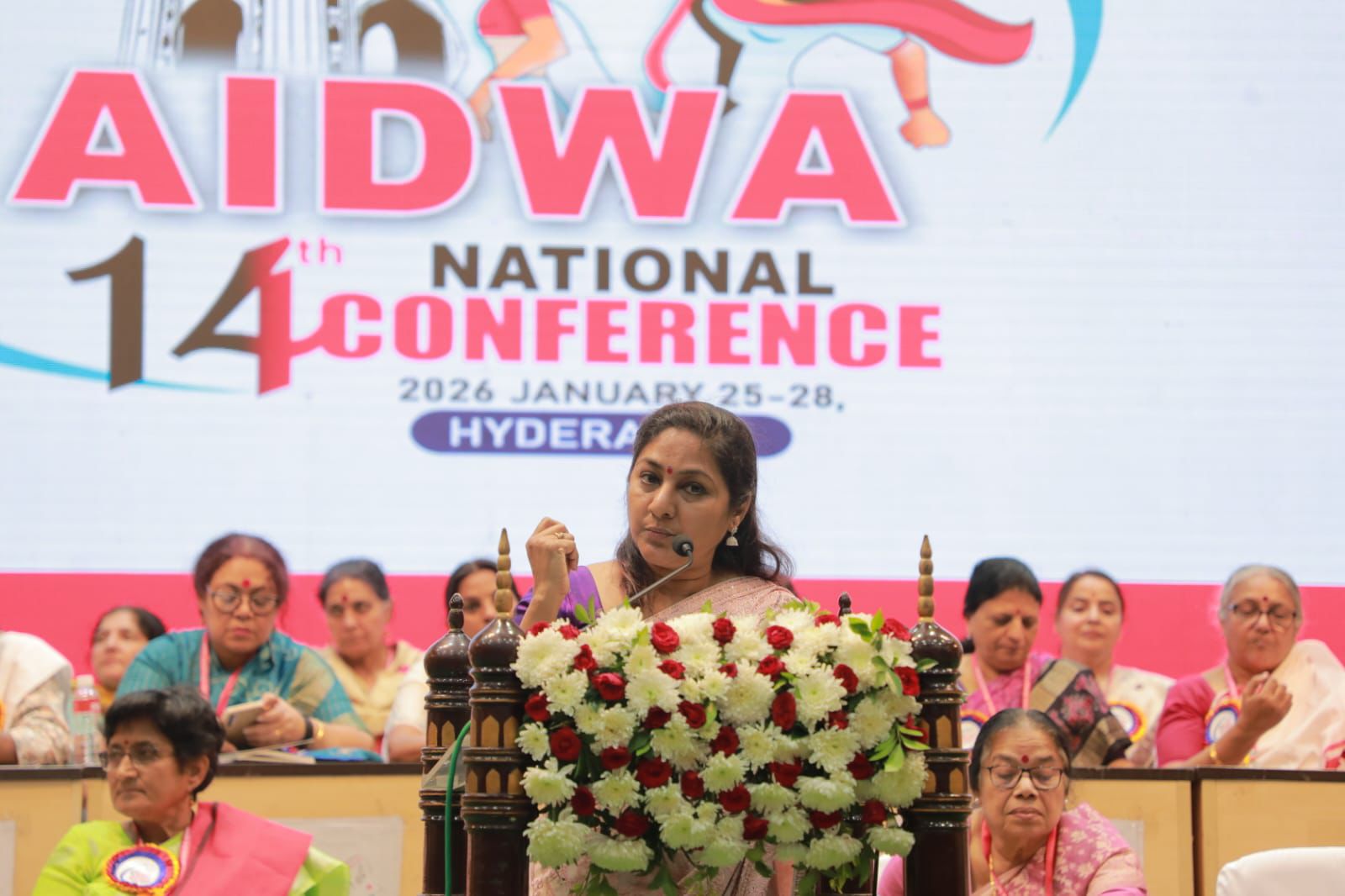 Writer and Actress M. Rohini Delivers Opening Address at AIDWA 14th National Conference