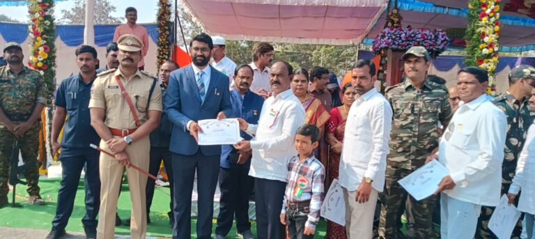 నామ నాయక్ సేవలకు జిల్లా యంత్రాంగం ప్రశంస