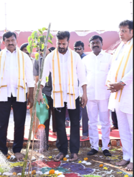 శ్రీ లక్ష్మీ నరసింహ స్వామి ఆలయ సమగ్ర అభివృద్ధి పనులకు సీఎం రేవంత్ రెడ్స్న