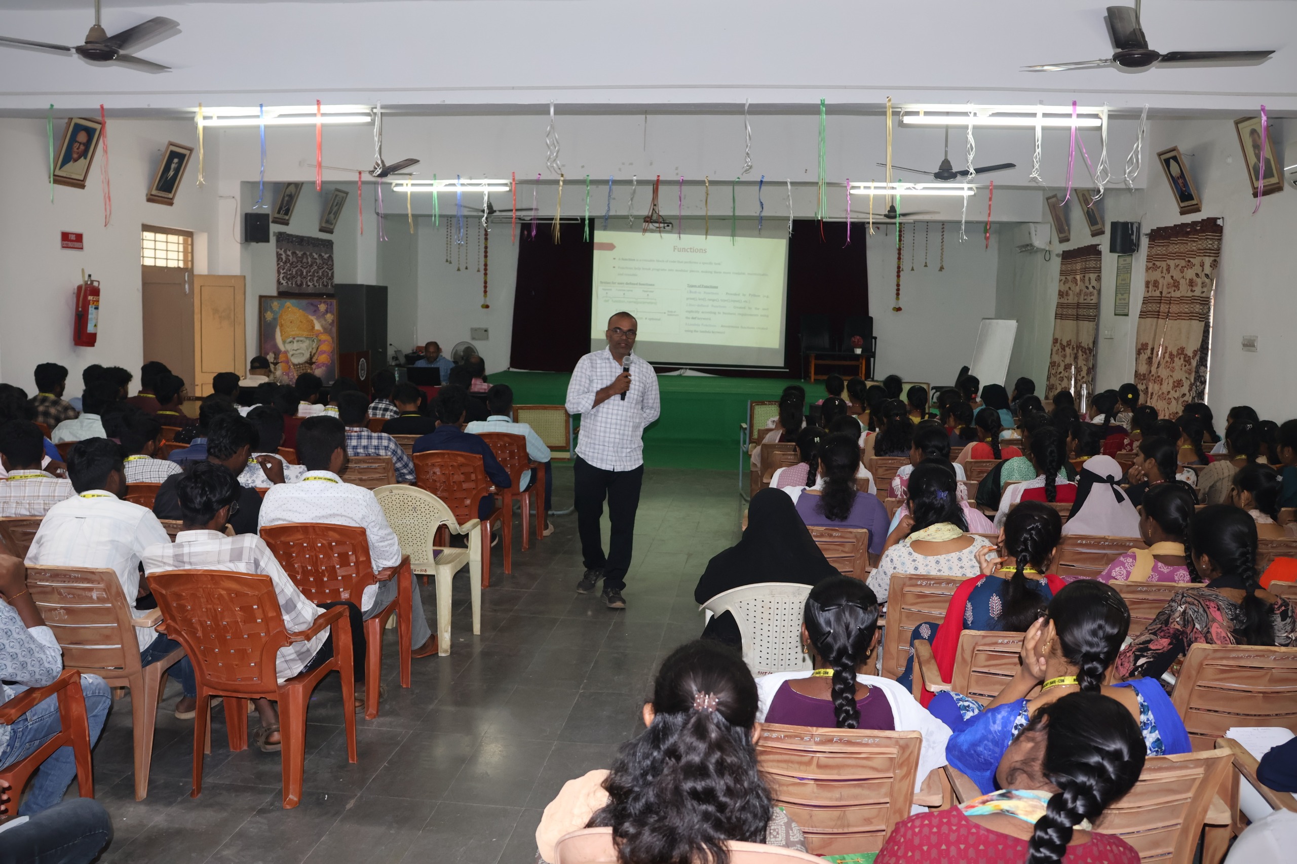 సాయిస్ఫూర్తి అటానమస్ ఇంజనీరింగ్ కళాశాలలో పైథాన్ వర్క్ షాప్