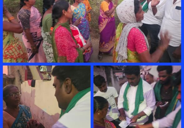 ప్రచారంలో దూసుకుపోతున్న స్వతంత్ర అభ్యర్థి గంట్ల గౌతమ్ రెడ్డి