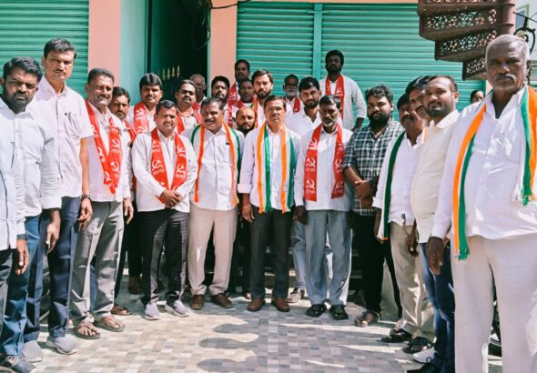 కాంగ్రెస్ అభ్యర్థులకు సిపిఎం సంపూర్ణ మద్దతు