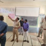 ఎన్నికల స్ట్రాంగ్ రూమ్, కౌంటింగ్ సెంటర్‌ను పరిశీలించిన డీసీపీ