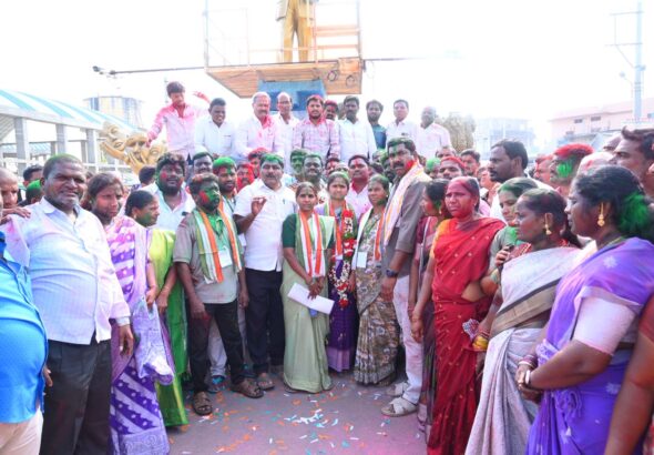 వర్ధన్నపేట మున్సిపాలిటీ చైర్మన్, వైస్ చైర్మన్ కాంగ్రెస్ కైవసం